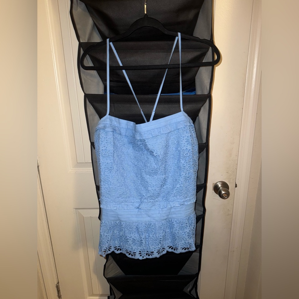 J Crew Embroidered tank